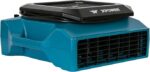 XPOWER XL-760AM 1/3 HP 1150 CFM Sealed Motor Low Profile Fan, Air Mover, Carpet Dryer with Build-in GFCI Power Outlets and Hour Meter - Image 4