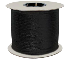 Zenith Diamond Braid 100% MFP Rope - 1/8" x 1000 ft., Black